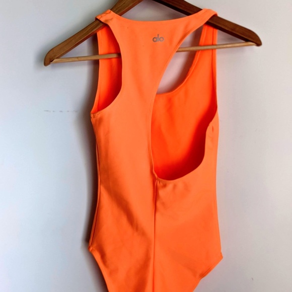 ALO Yoga Orange Bodysuit - Picture 2 of 6